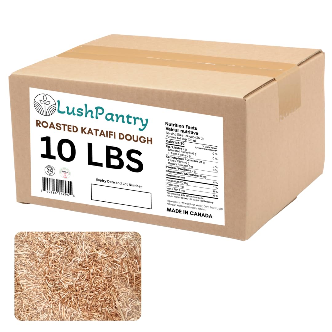 Lushpantry Kataifi Dough for Kunafa, Baklava & Desserts