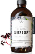 Elderberry Immune Support Syrup for Kids and Adults - Organic 16 Fl Oz
