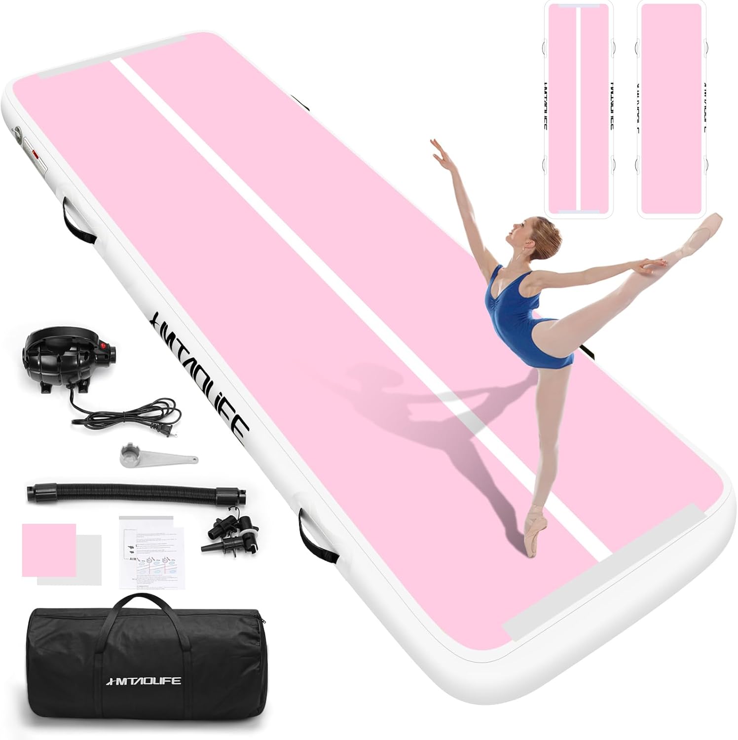Inflatable Air Gymnastics Mat for Home and Outdoor Fun