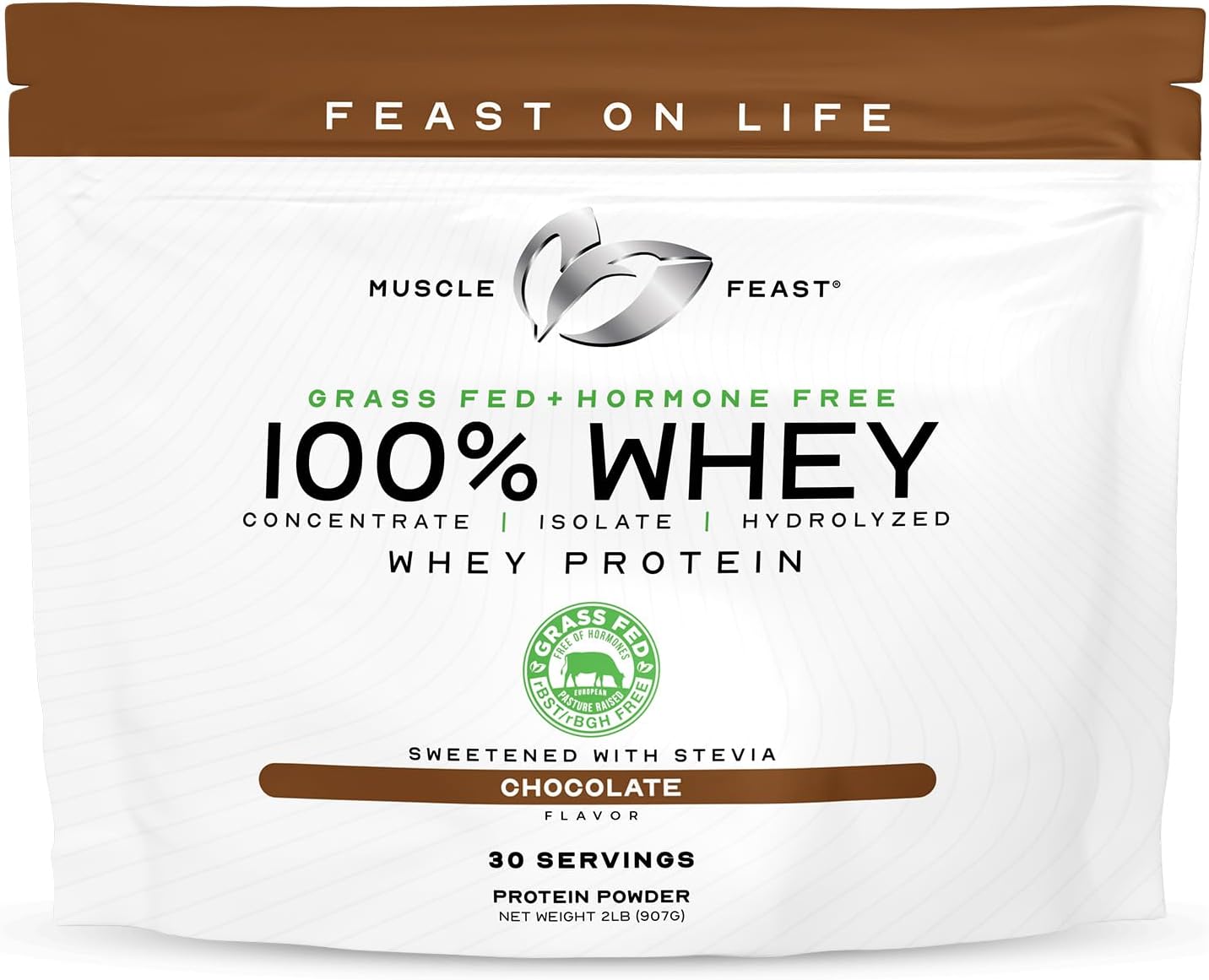 Muscle Feast 100% Grass Fed Whey Protein Powder for All