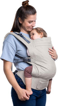 Toddler Carrier 20-60 lbs Ecru - Extra Wide Seat, 100% Cotton