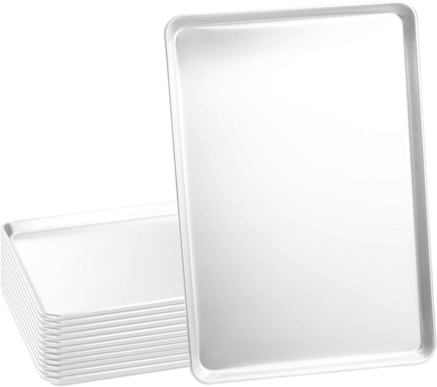 Commercial Quality 18 x 26 inch Aluminum Sheet Pan Set of 12