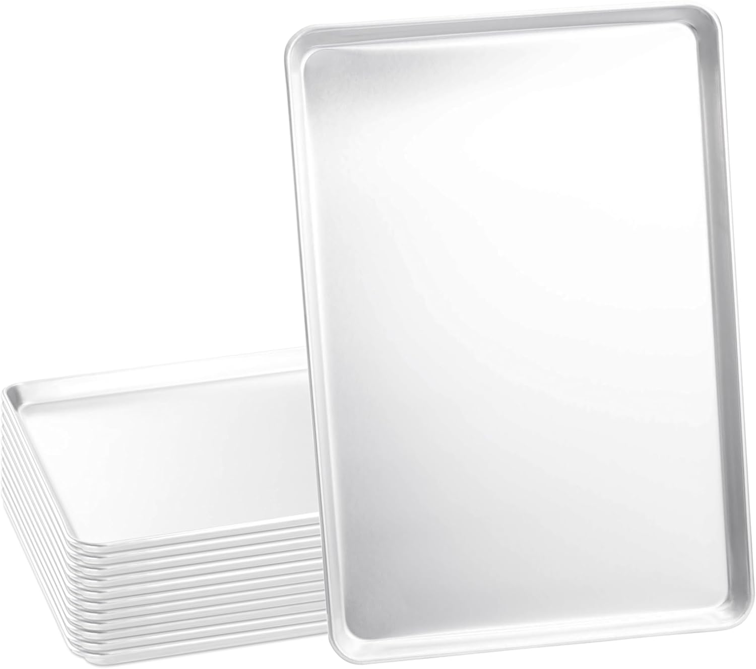 Commercial Quality 18 x 26 inch Aluminum Sheet Pan Set of 12
