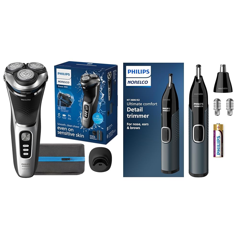 Philips Norelco Shaver 3900 and Nose Trimmer 3000 Bundle Review