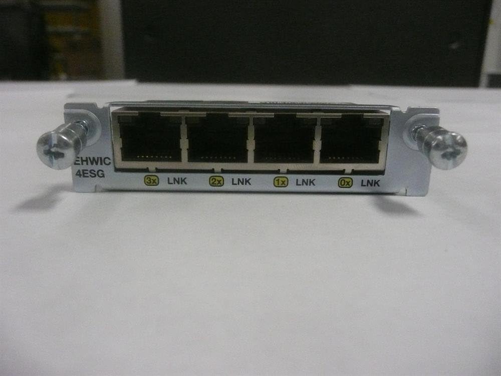 Cisco EHWIC-4ESG= 4 Port 10/100/1000 WAN Interface Card Review