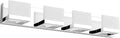 Dimmable Modern 4 Lights LED Vanity Light - Up and Down Chrome
