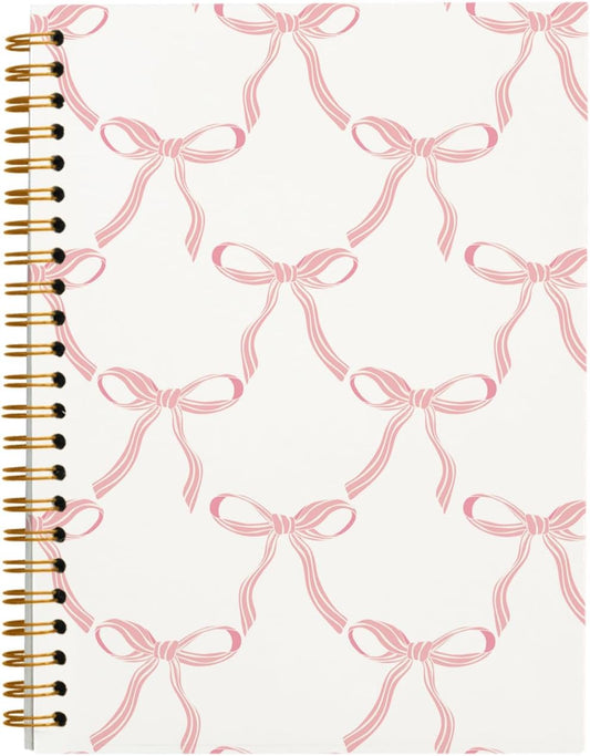 Coquette Pink Bow Notebook - Stylish & Functional