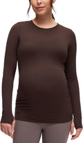 Butterluxe Maternity Crewneck Long Sleeve Shirt - Soft