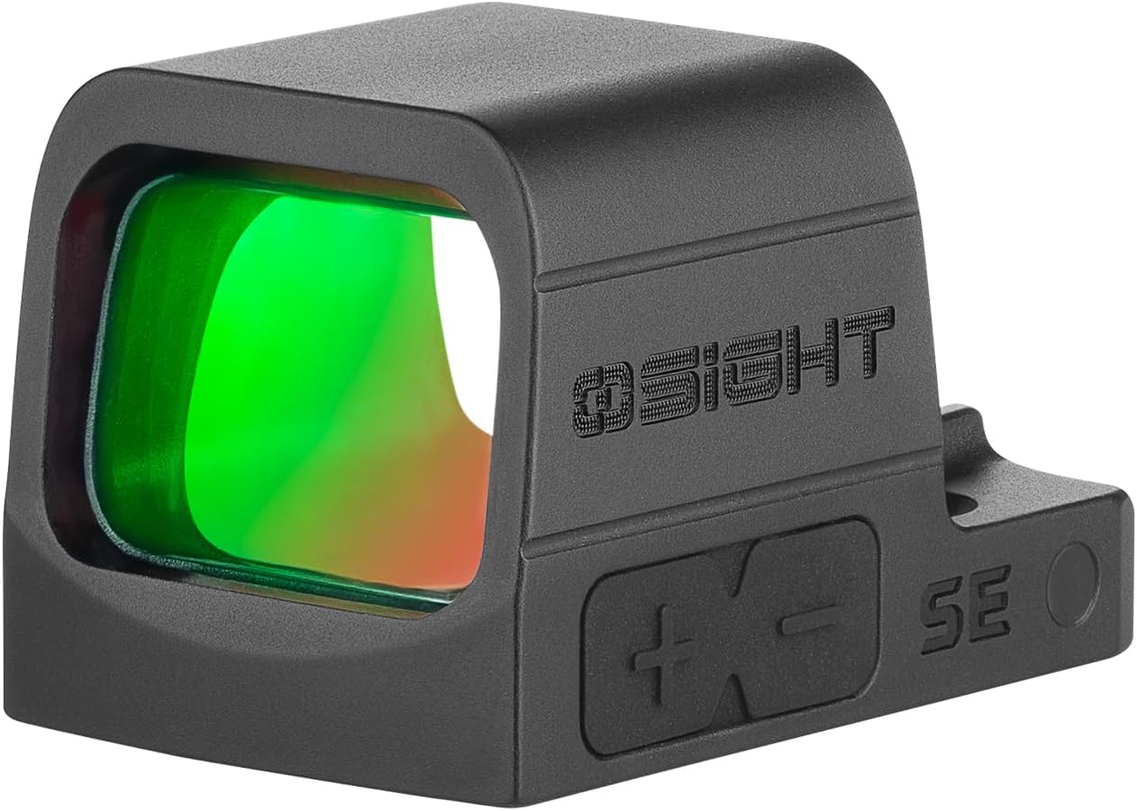 OSIGHT SE Enclosed Micro Red Dot Sight with Dual Reticle System