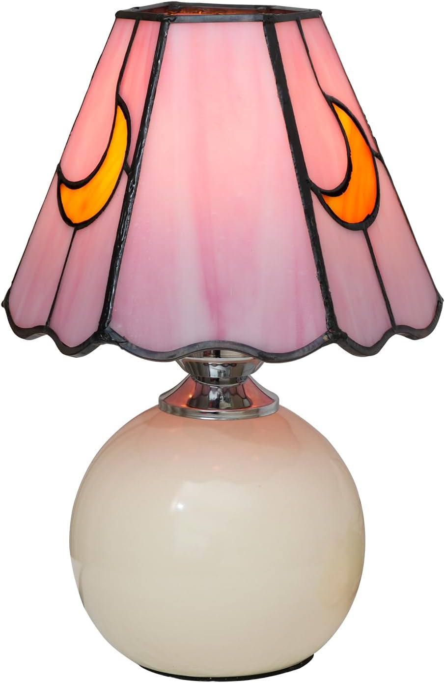 Mushroom Lamp Tiffany Stained Glass Moon Lamp for Home Decor