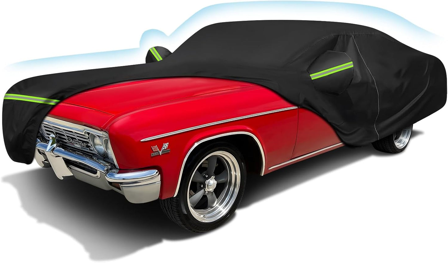 QUNSUNUS Waterproof Car Cover for Chevy Caprice & Crown Victoria
