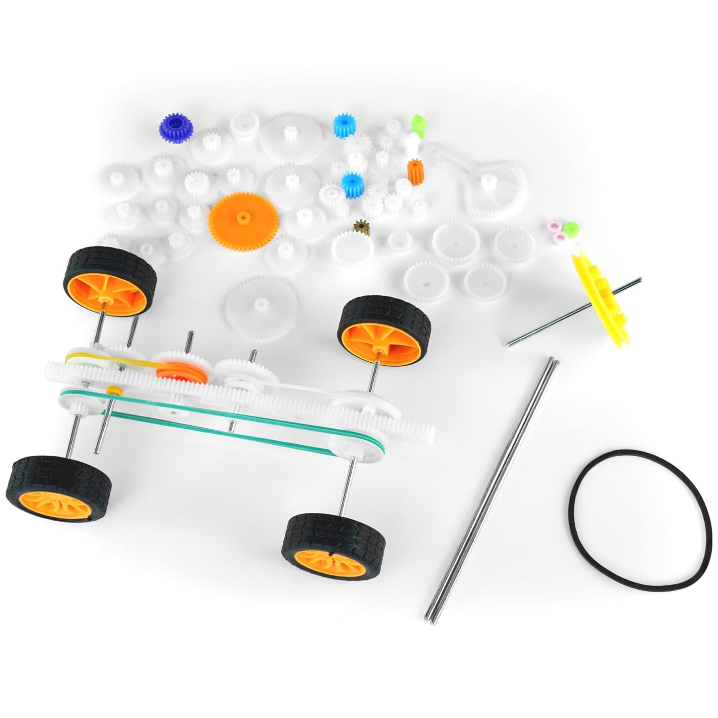 78Pcs DIY Robot Gear Kit - Enhance Your RC Models Now!