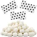 Fruidles Big Dots Buttermints Black - Party Ready Individually Wrapped
