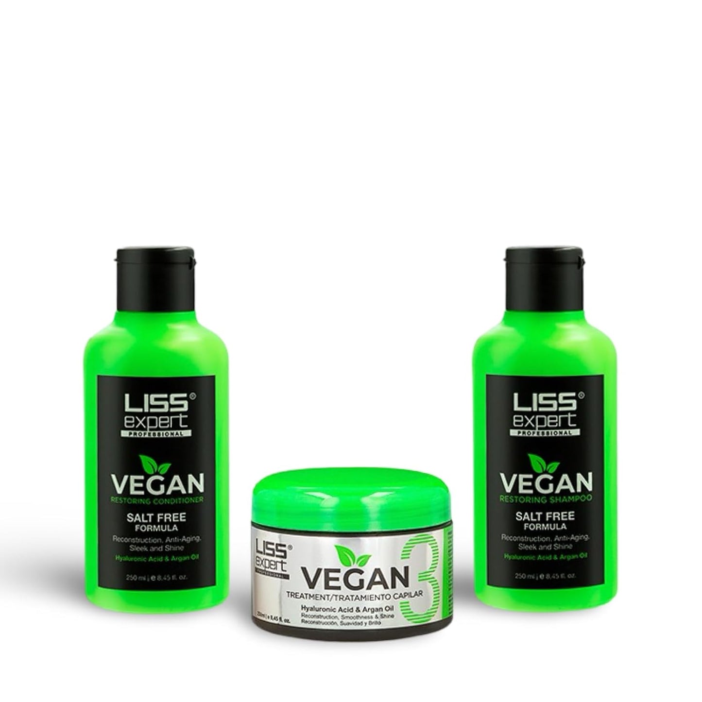 Smooth, Vegan Trio: Hyaluronic & Argan, 8.45oz