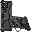 Skeleton Case for iPhone 16 Pro Max - Titanium Style Military
