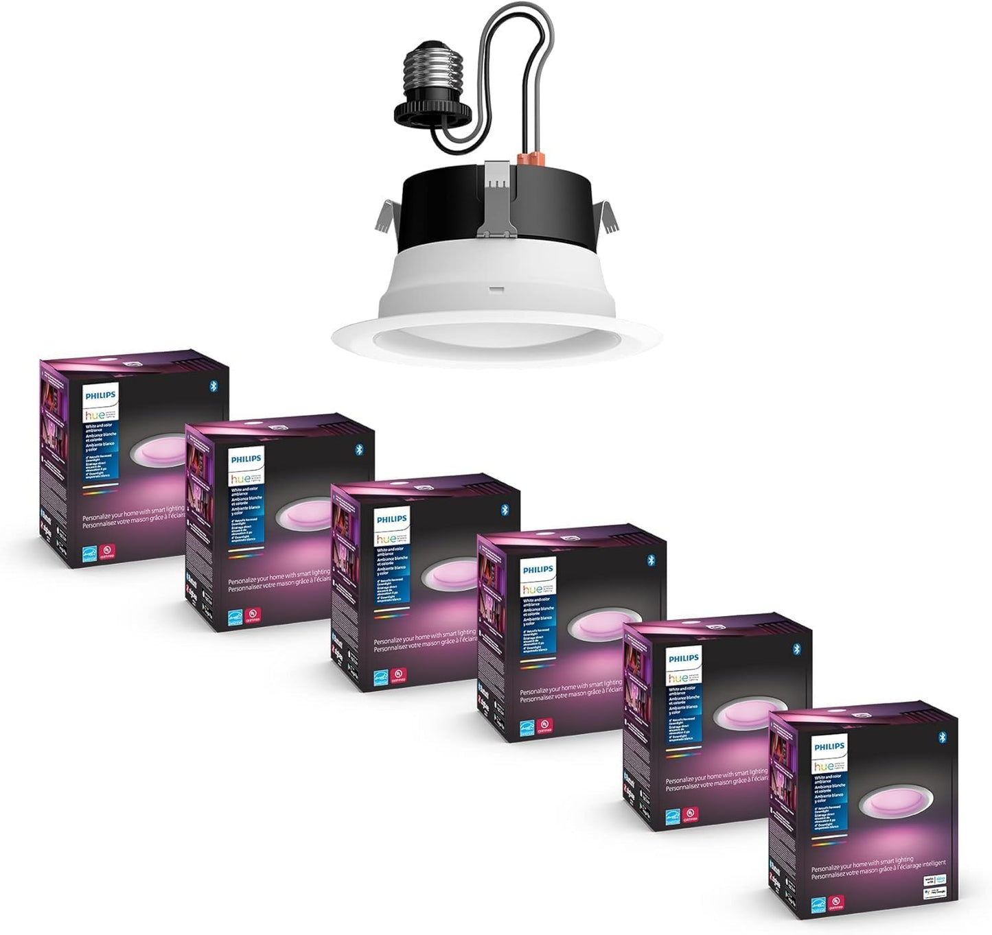 Philips Hue Smart 4 Inch LED Downlights for Modern Lighting