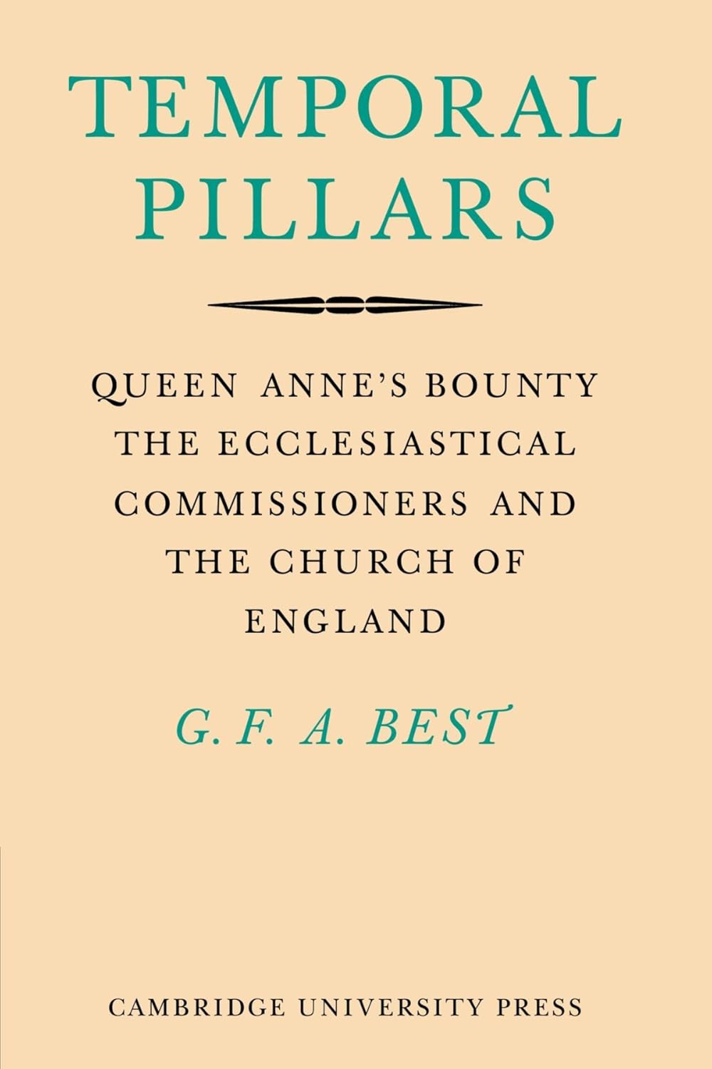 Temporal Pillars: Queen Anne's Bounty and the Church of England