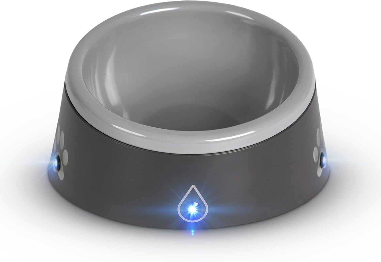 16 oz LED Pet Water Bowl - Never Run Dry! ThirstAlert.com