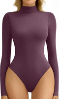 Avidlove High Neck Long Sleeve Bodysuit for Women - Soft & Stylish