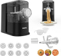 PHITTIS Electric Pasta Maker: 8 Discs for Easy Noodles