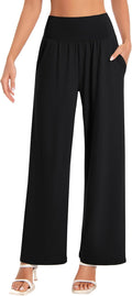 Women's High Waist Wide Leg Yoga Pants - Loose Comfy Lounge Sweatpants