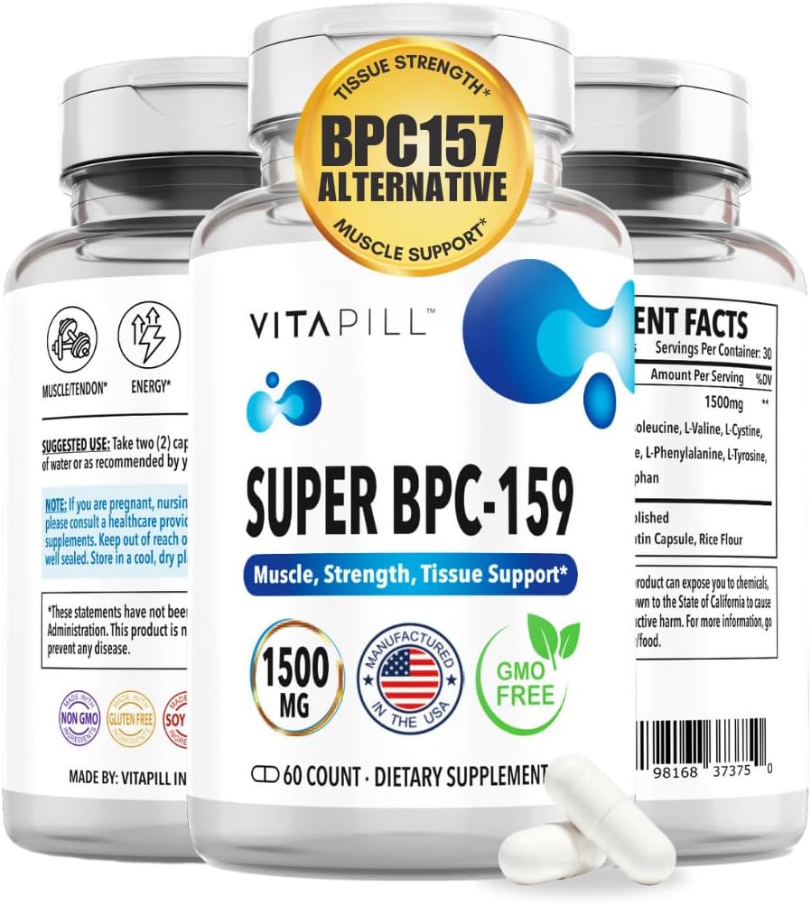 BPC 157 Alternative Super BPC-159 Capsules for Muscle Support