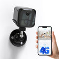 No WiFi Security Camera Cellular 4G LTE Surveillance Cam - 2K Night