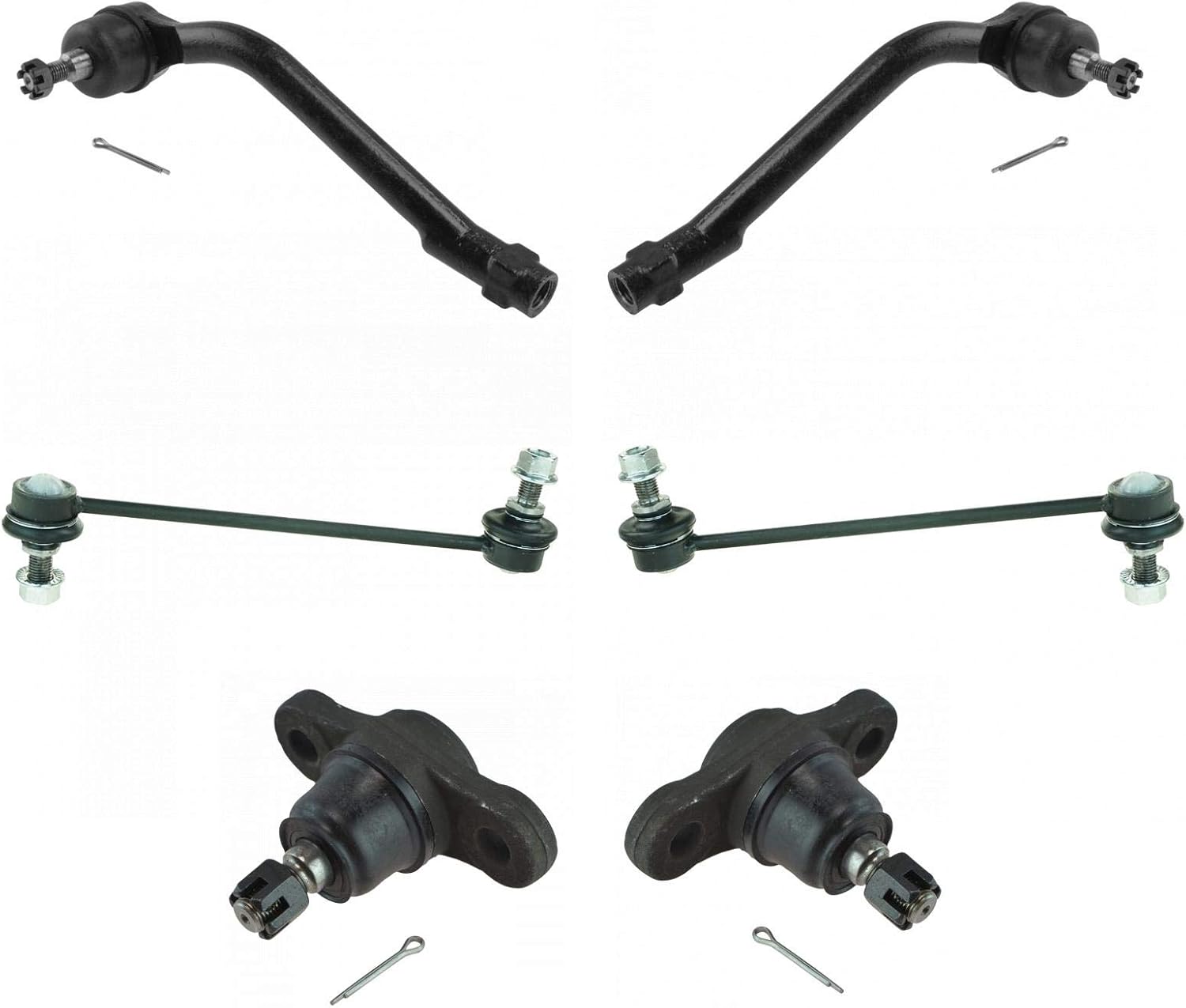 TRQ Front Steering & Suspension Kit for Hyundai Elantra & Kia Forte