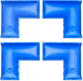 0.7mm Thickened Corner Pool Water Tubes 4 Pack - Heavy Duty Winter