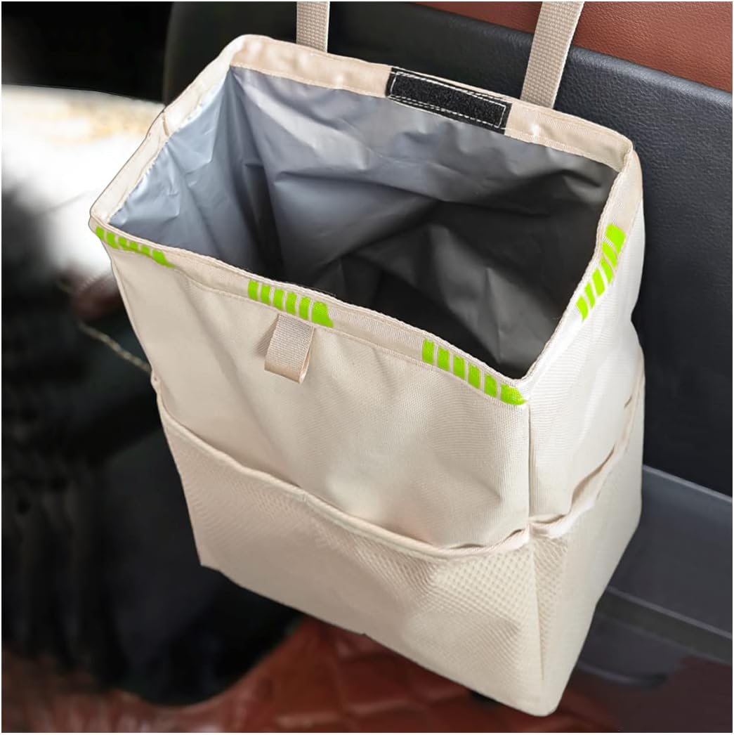 Waterproof Car Trash Can & Organizer by Fekey&JF