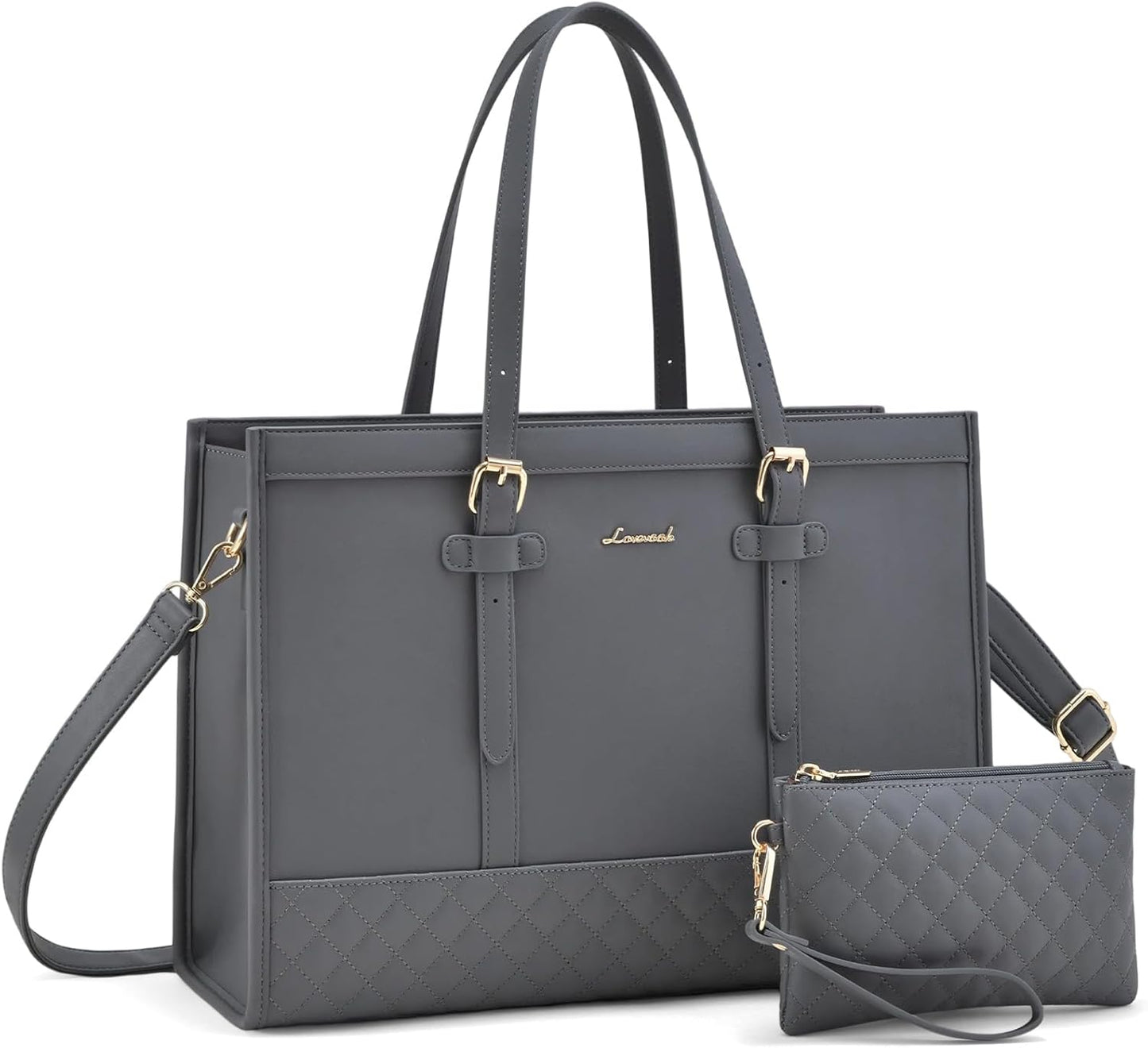 LOVEVOOK Laptop Bag for Women, Stylish and Functional Tote