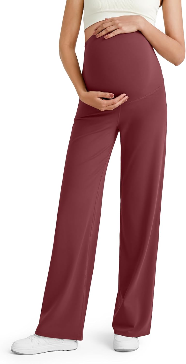 G4Free BareFeel Maternity Dress Yoga Pants for Comfort and Style