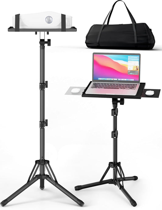 Upgraded Portable Projector Stand Tripod for Versatile Use
