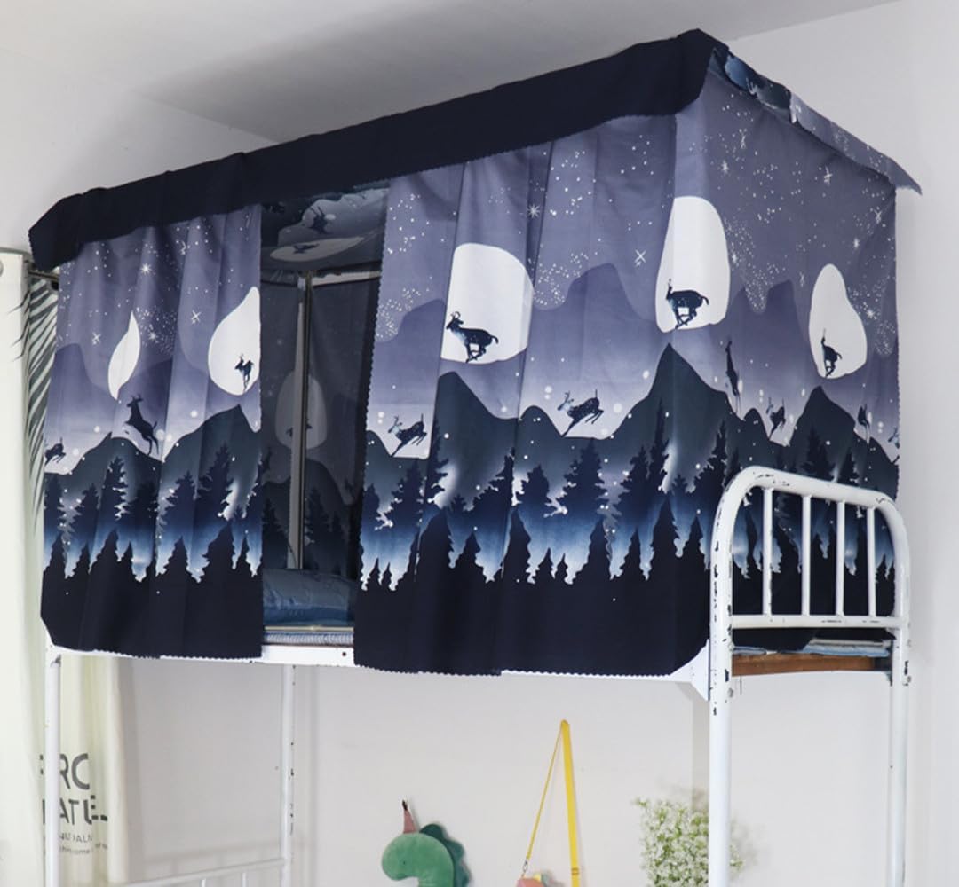 Dustproof Student Bunk Bed Curtains by Ibluelover