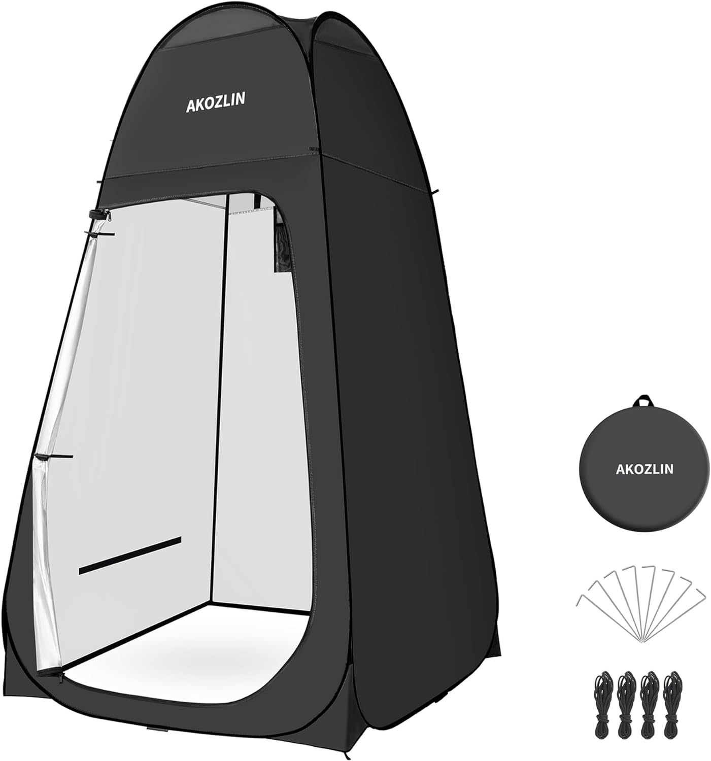 AKOZLIN Portable Shower Tent - Instant Privacy & Convenience
