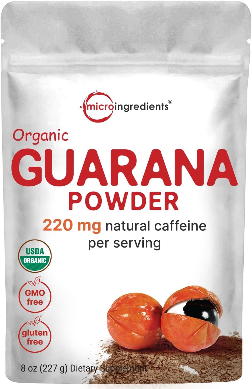Natural Energy Boost: Guarana Powder 1,000mg