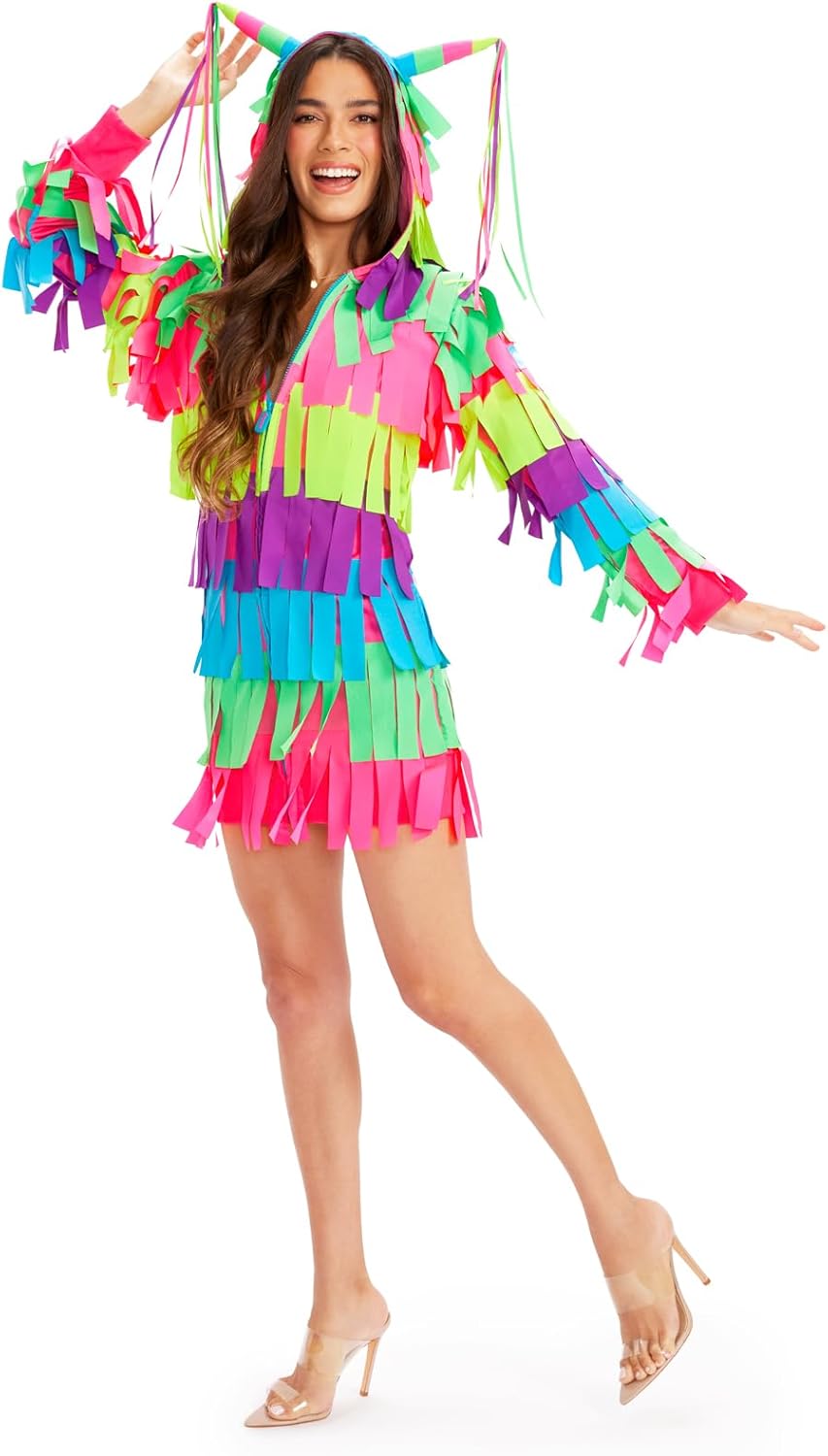 Tipsy Elves Halloween Costumes for Women Fun Hooded Dress