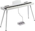 Digital Piano Keyboard 88 Keys Semi-Weighted - Portable with Pedals