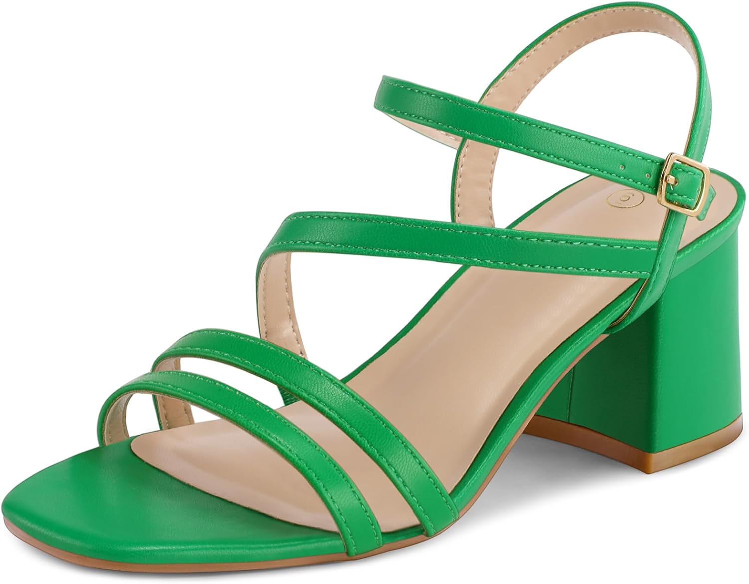 Stylish Women's Strappy Low Chunky Block Heel Sandals for Summer