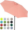 Tempera Patio Market Outdoor Table Umbrella with Auto Tilt and Crank 2