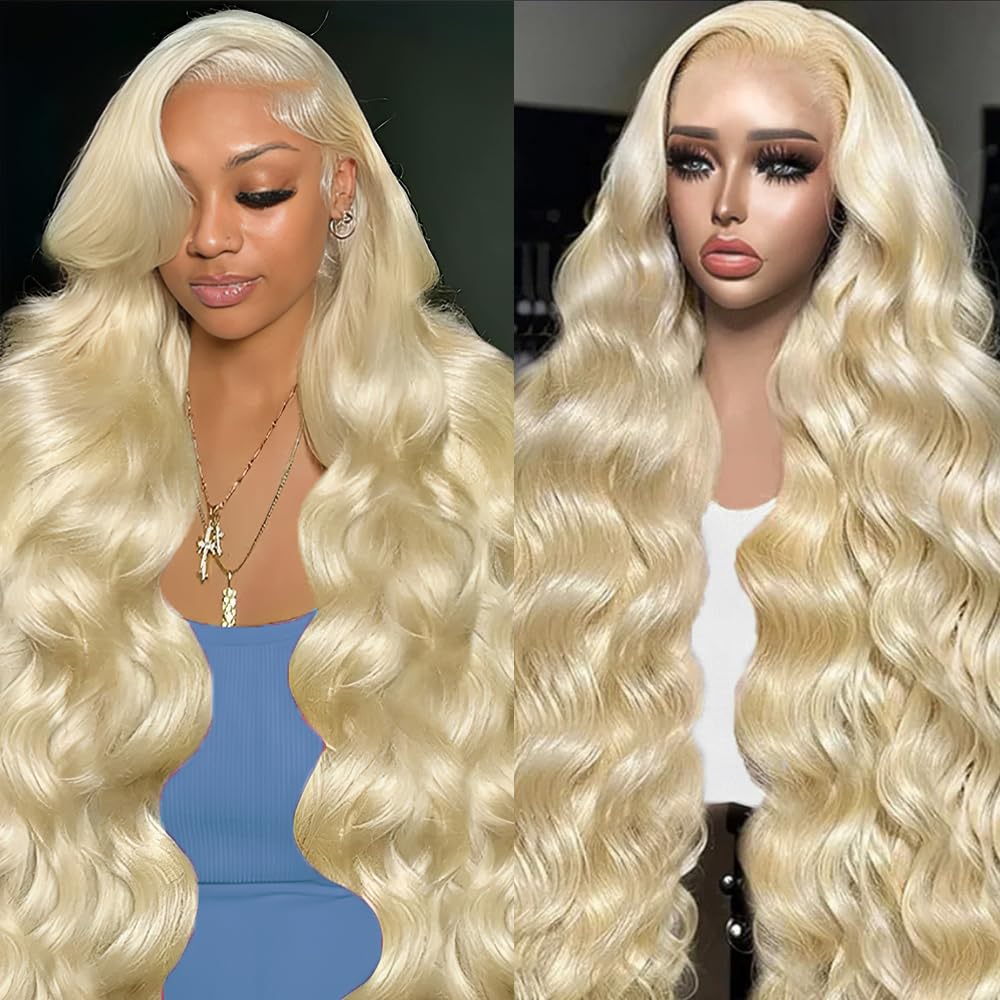 613 Lace Front Wig Human Hair 32 Inch Body Wave Style