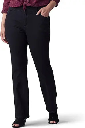 Lee Women's Plus-Size Flex Motion Bootcut Jean for Comfort