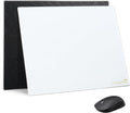 Glass Mouse Pad Micro Etched Surface - Precision White Mouse Mat