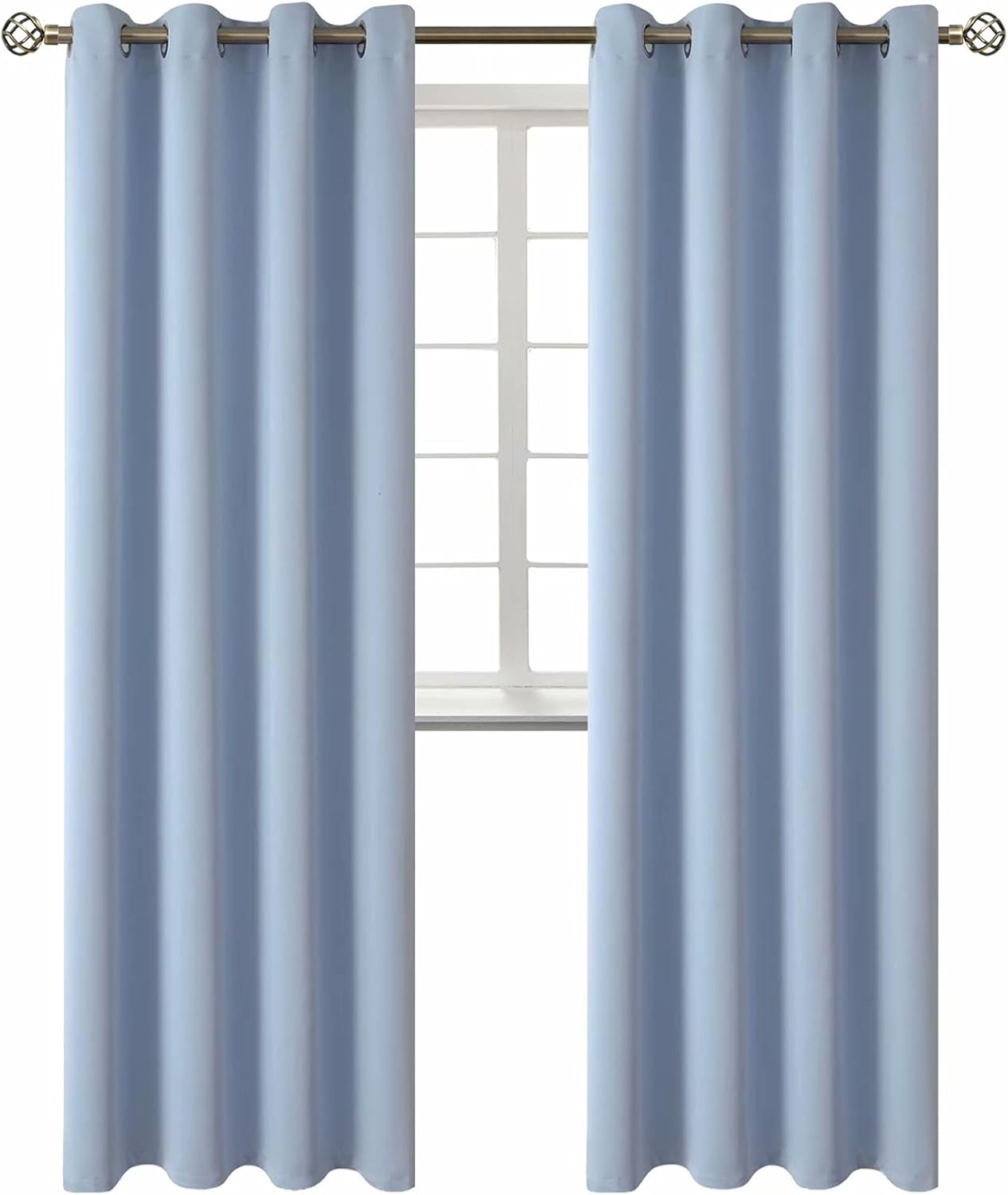 BGment Blackout Curtains for Living Room - Thermal Insulated 2 Panels