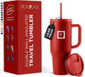 IRON FLASK Co-Pilot Insulated Mug 40 Oz - Travel Cup Holder Friendly