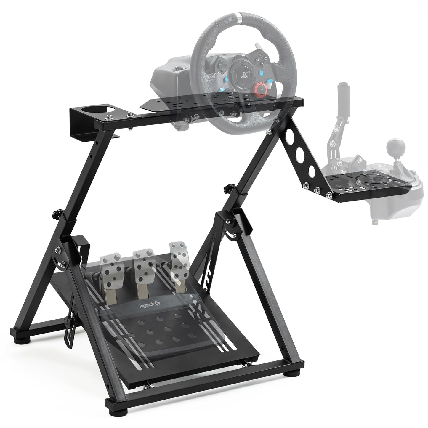 Gazzyt Foldable Racing Wheel Stand for Ultimate Sim Racing Setup