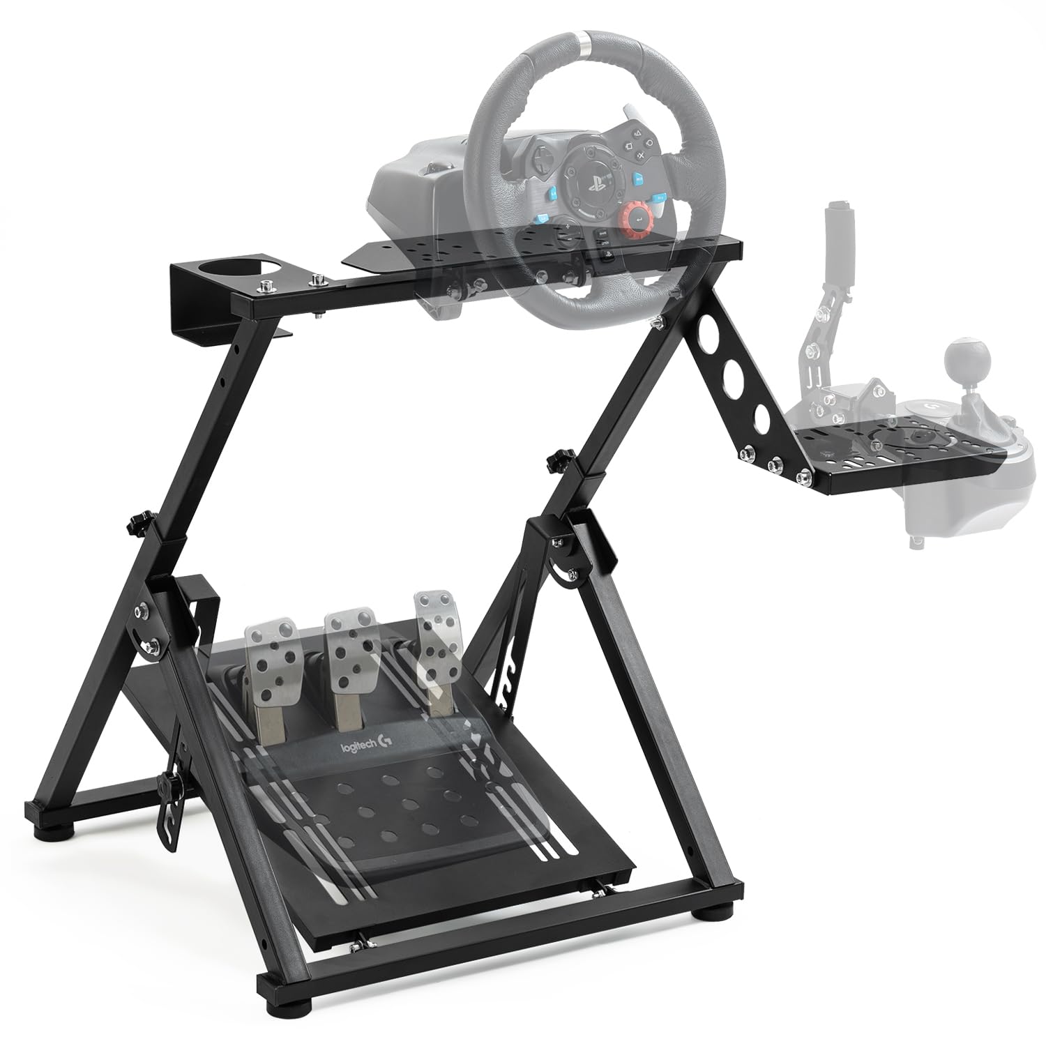 Gazzyt Foldable Racing Wheel Stand for Ultimate Sim Racing Setup
