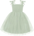 Toddler Girl Tutu Dress Summer Bow-Tie Straps Casual Princess Swing
