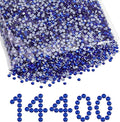 Beadsland Hotfix Rhinestones Bulk SS16 Royal Blue - Craft Saver Pack