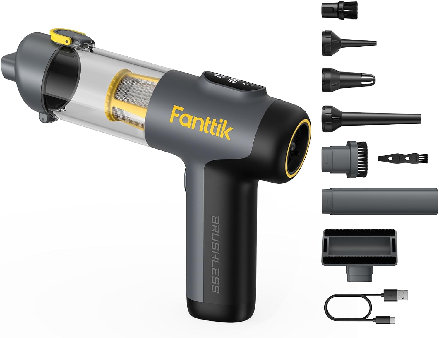 Fanttik V9 Car Vacuum - 12000PA Suction Power